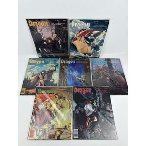 Dragon Magazine Lot of 5 #84 #105 #108 #113 #129 AD&D D&D All Bagged Boarded